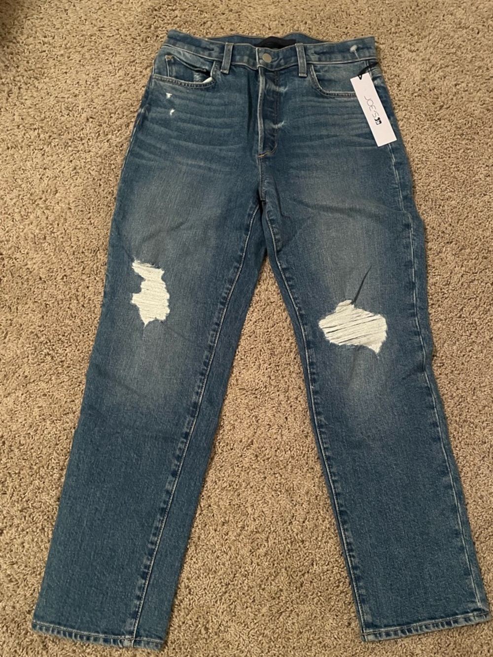 JOE’SClassic Distressed Women's Blue Jeans